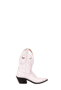 The New West in white patent leather  Miron Crosby