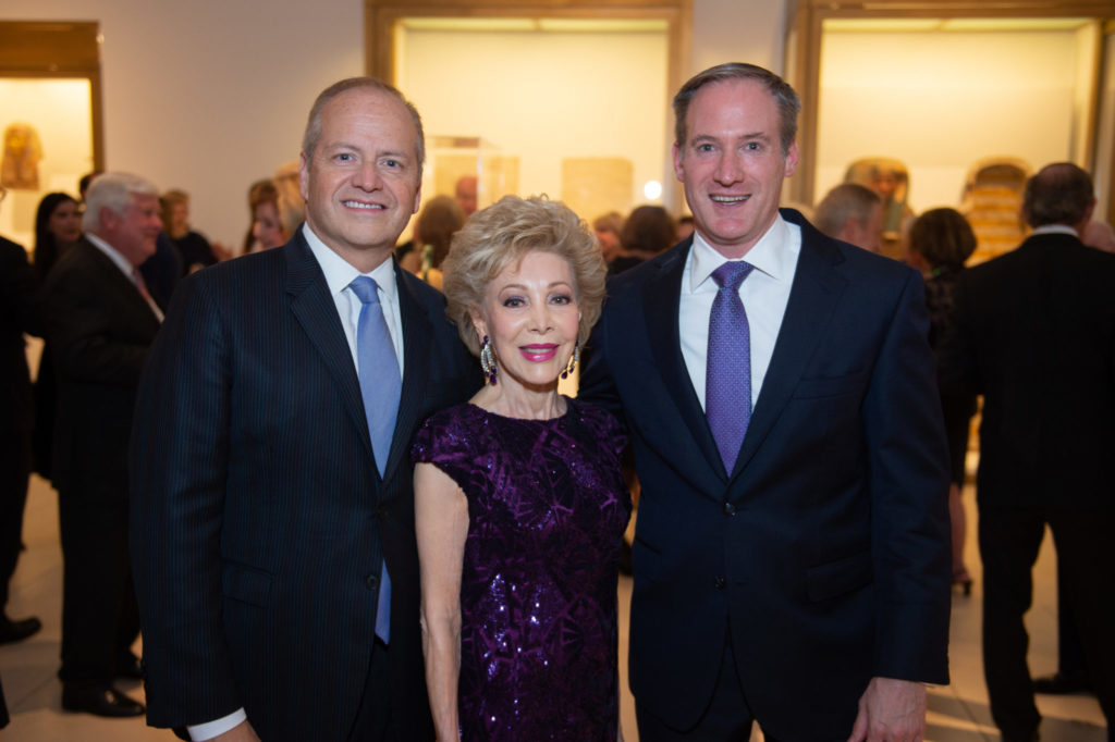 Patrick Summers; Margaret Alkek Williams; Beau Miller; Photo by Wilson Parish