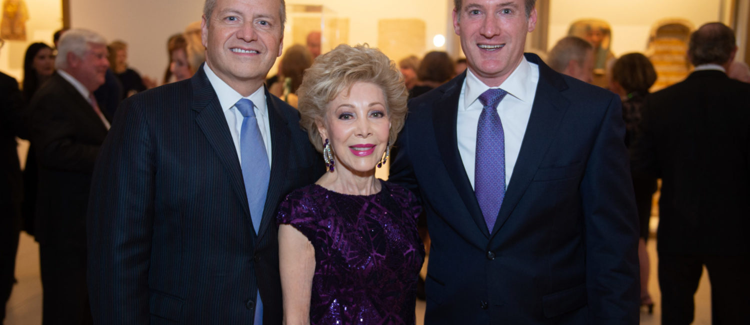 Patrick Summers; Margaret Alkek Williams; Beau Miller; Photo by Wilson Parish