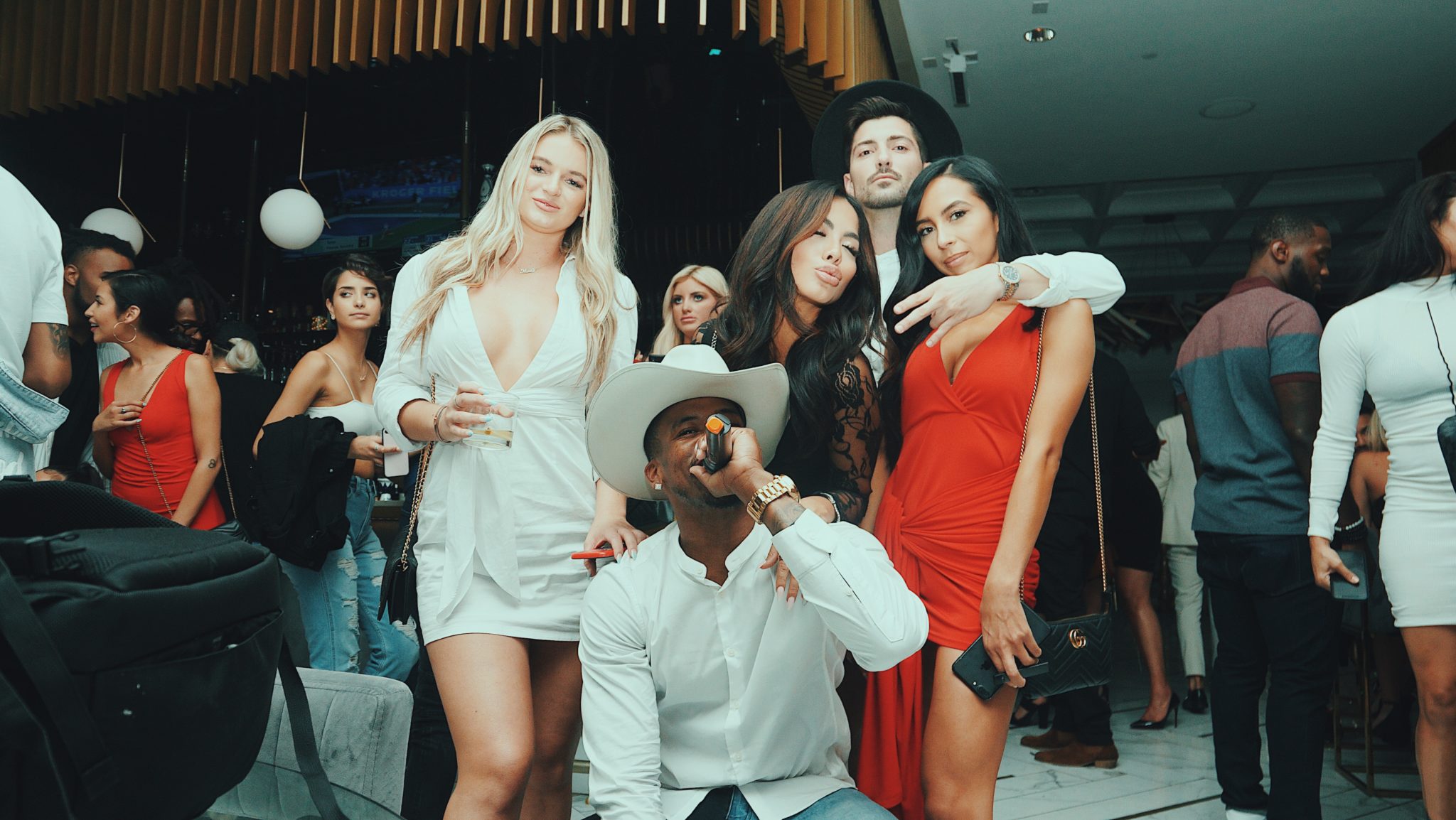 Rapper MC Beezy held court at Deshaun Watson’s birthday — and brought plenty of friends.