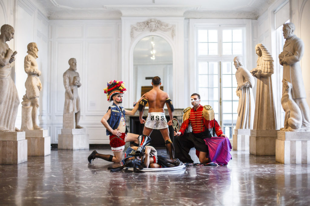 ATOM-r, Kjell Theøry, documentation from "Augmented Reality" performance. Images courtesy of the artists.