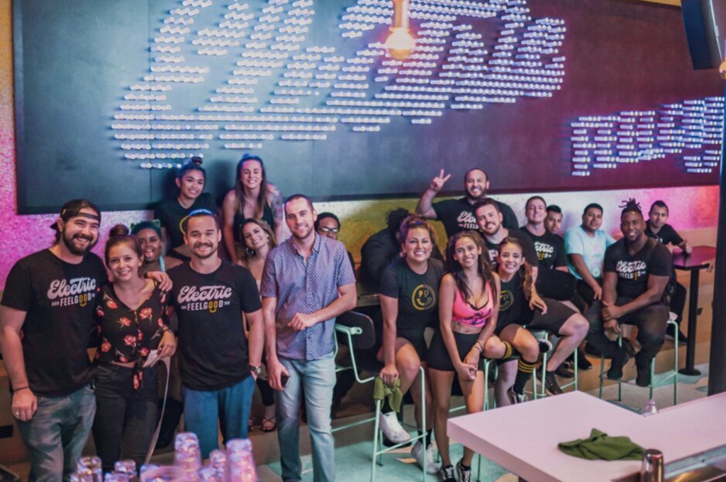 The staff is already having a blast. 