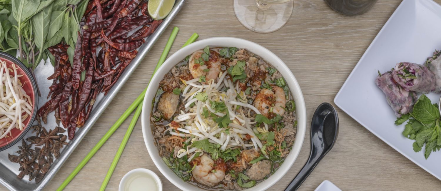 Boat noodles at Sing restaurant