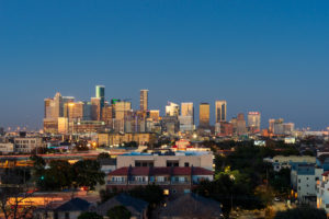 Views of Downtown Houston from The Mondrian at the Museums; photo credit Divya Pande