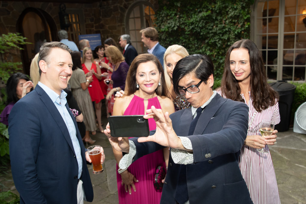 My first party selfie to officially kick-off the fall social season.