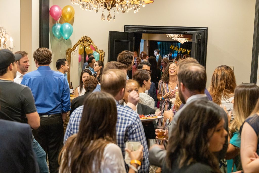 The party crush at Hotel ZaZa where Young Houstonians for Houston Children's Charity held a second anniversary bash. (Photo by Robert Reed)