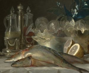 Anne Vallayer-Coster, “Still Life with Mackerel,”