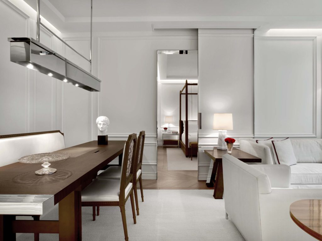Baccarat's Prestige suite is next-level. 
