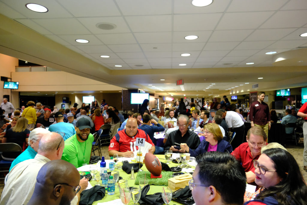 The team building begins at the Fantasy Football Draft at NRG Stadium. (Daniel Ortiz Photo)