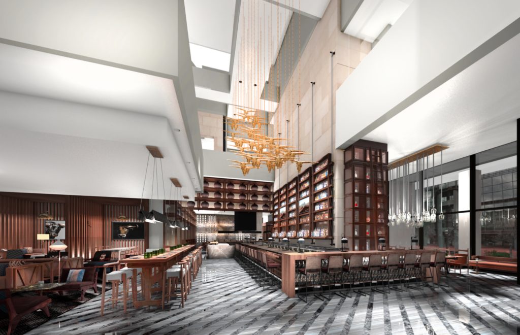 The design is open and airy.