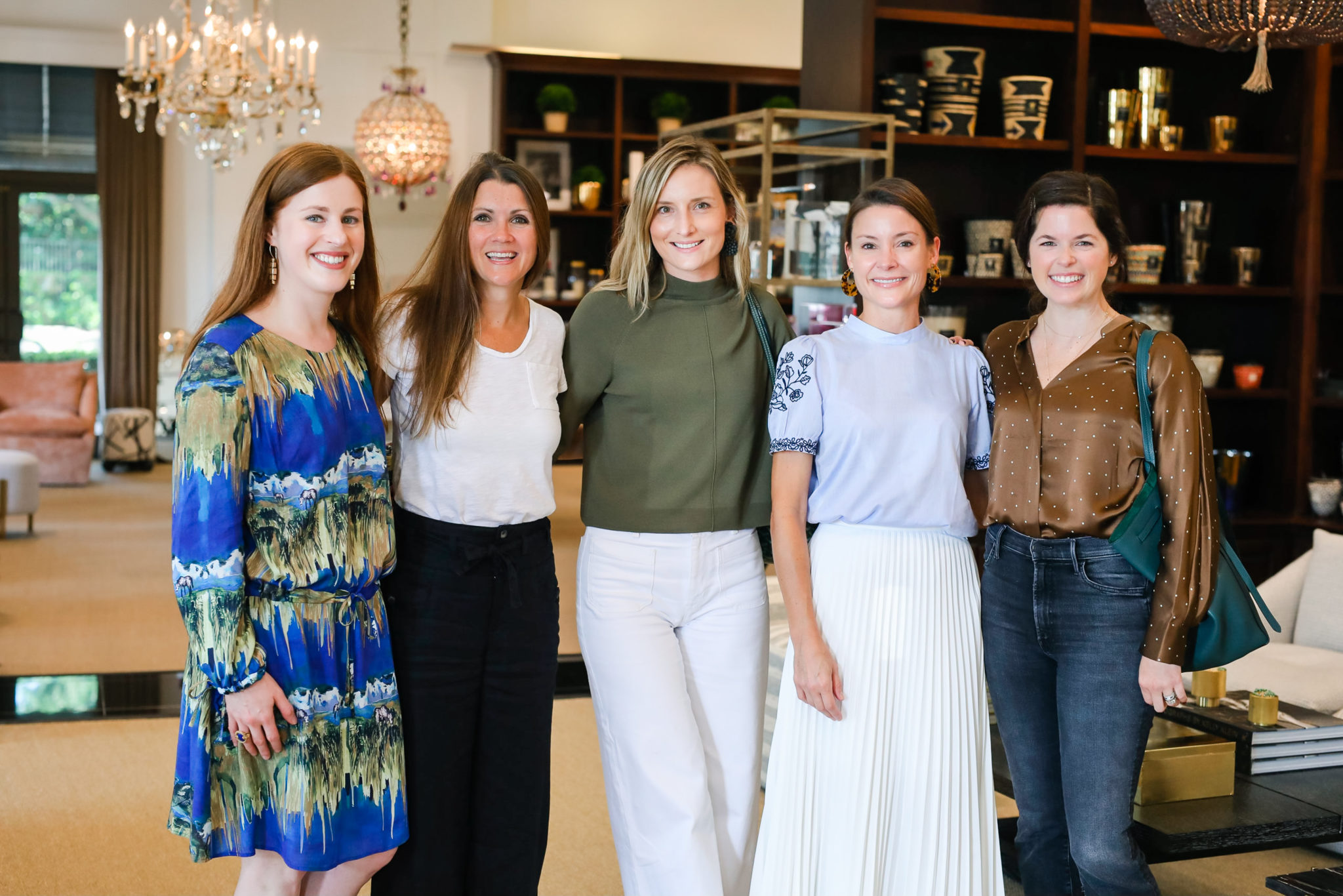 Linley Stroud, Kiley Jackson, Susie Tucker, Courtney Blair, Aileen Warren (Photo by Johnny Than)