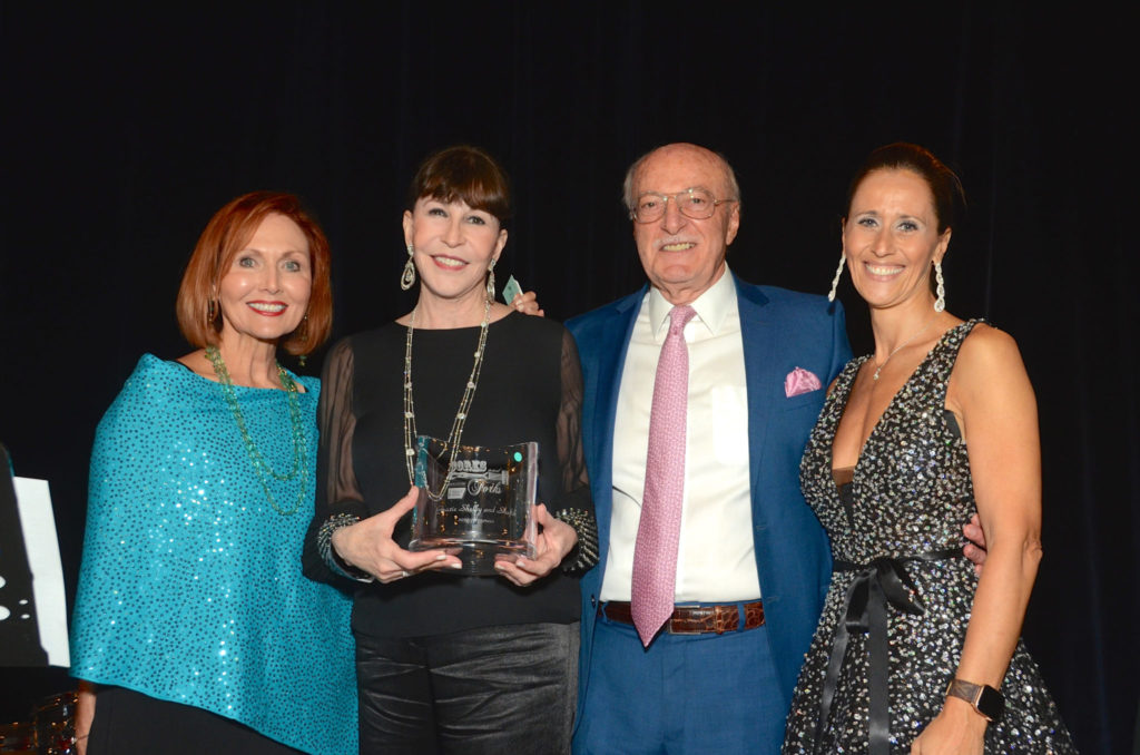 Chair Mary Grace Gray, honorees Shelby Hodge & Shafik Rifaat, Tiziana Triolo (Photo by Roswitha Vogler) (Photo by Roswitha Vogler)