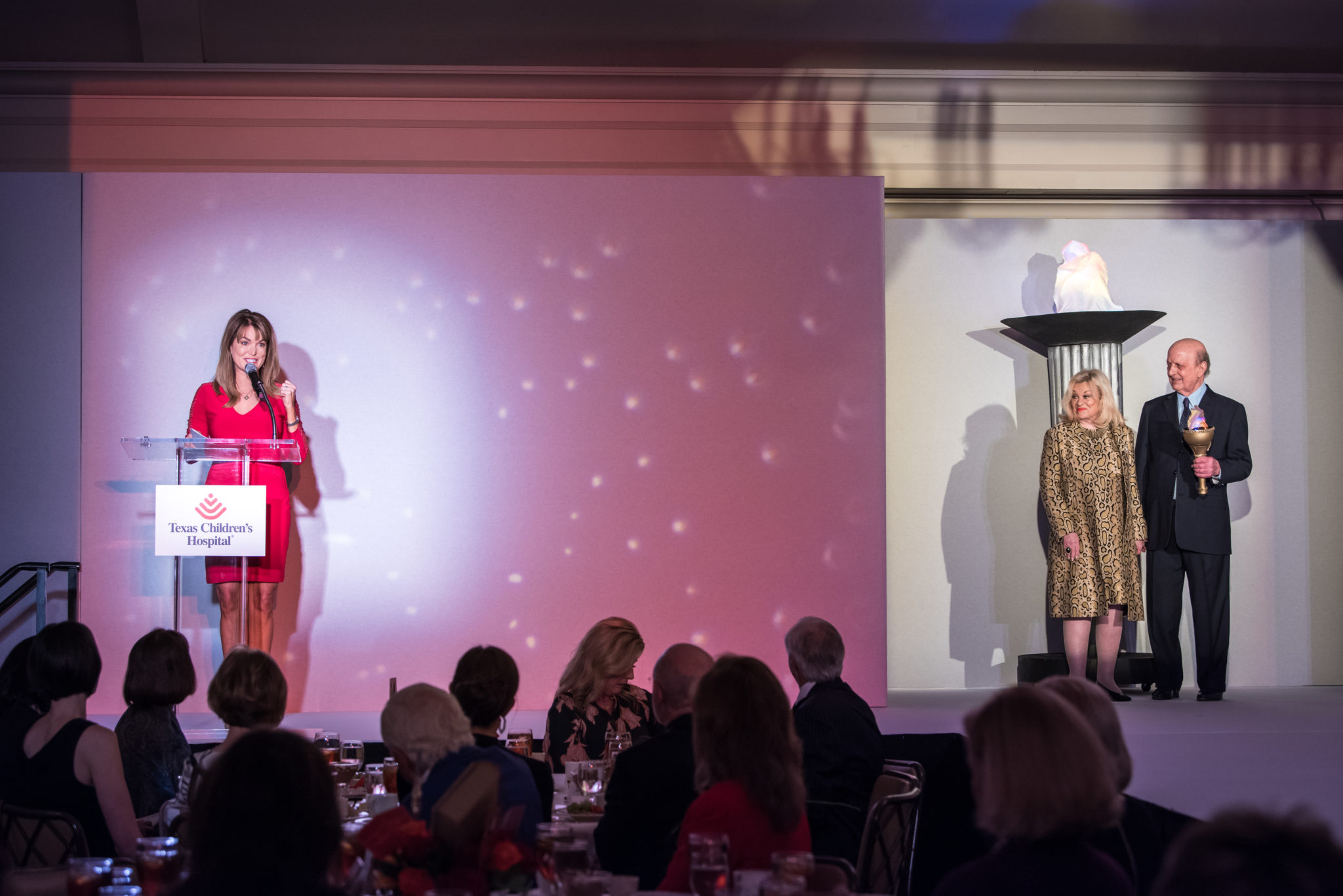 Celebration Of Champions 2019 Melissa Wilson, Sydney & Don Faust (Photo by Allen S. Kramer/Texas Children’s Hospital)