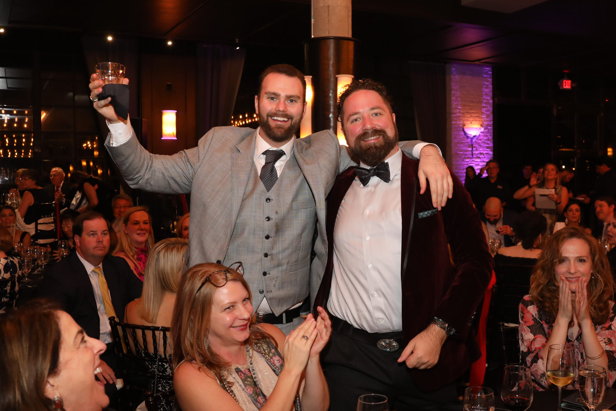 HAPS gala Connor O’Leary, Stephen Rice  (photo by Priscilla Dickson)