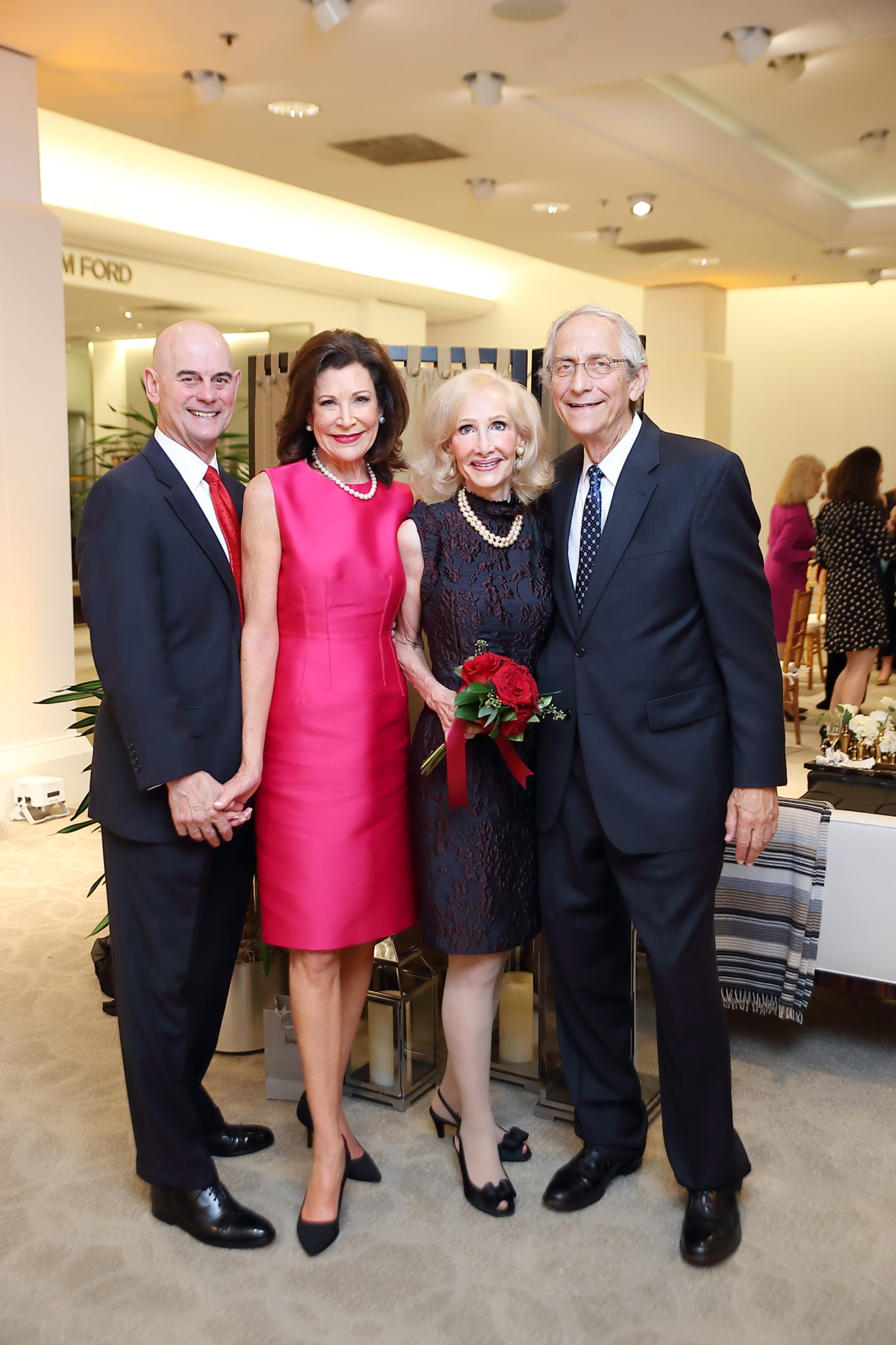 Women of Substance John and Betty Hrncir, Diane and Harry Gendel (Photo by Quy Tran)