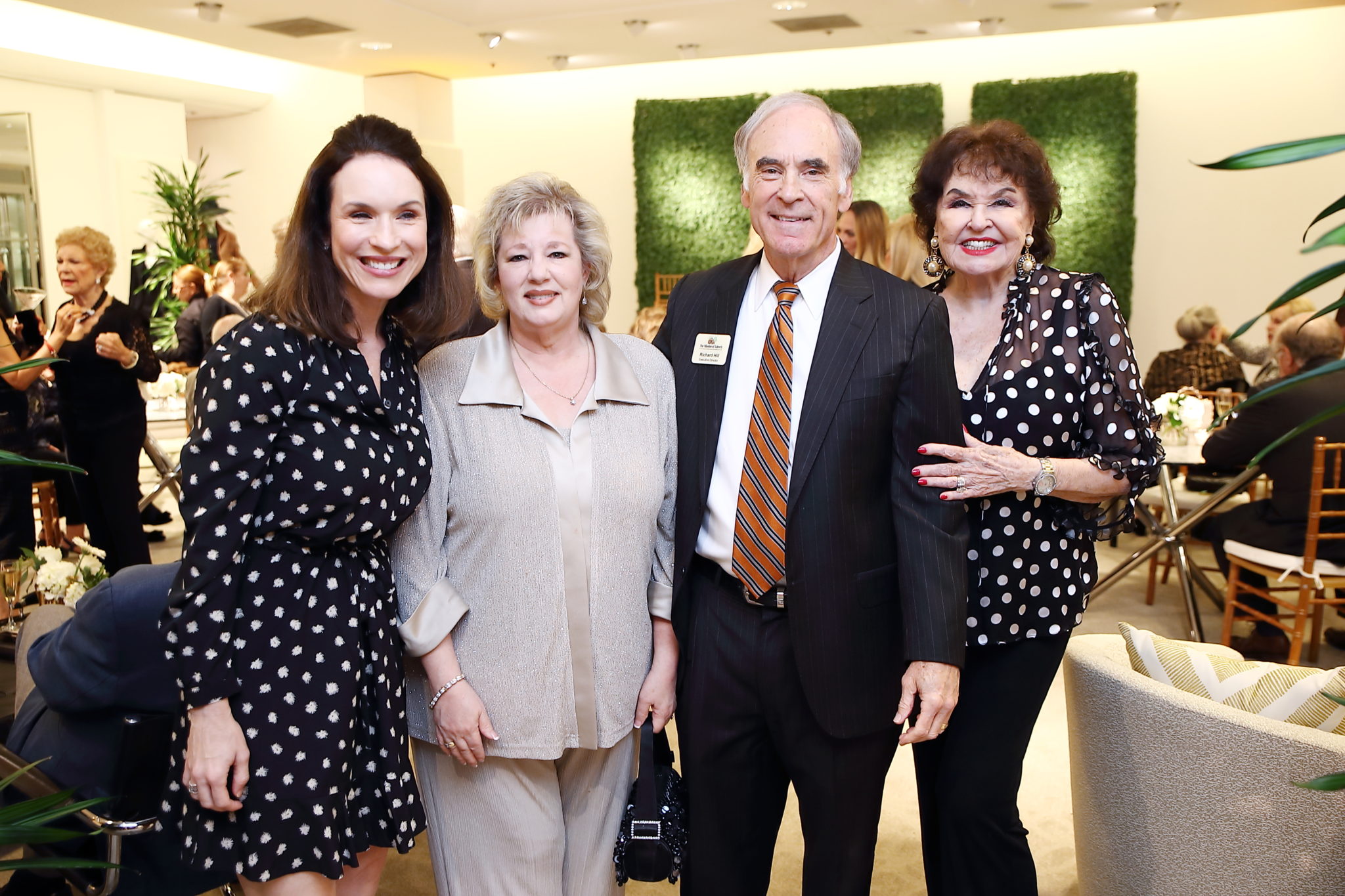 Women of Substance  Samantha Kennedy, Kathy and Richard Hill, Warner Roberts (Photo by Quy Tran)