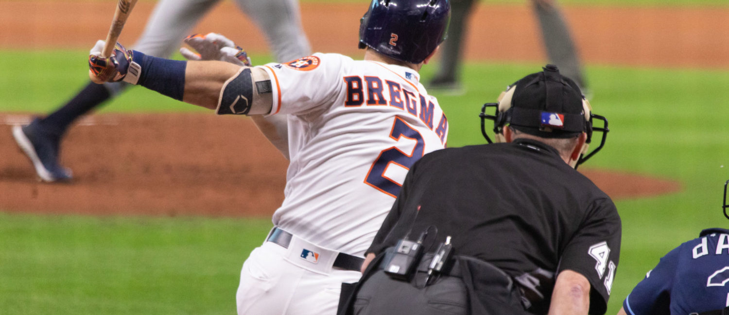 Alex Bregman has a way of coming through with the big hit when it counts most. (Photo by F. Carter Smith)