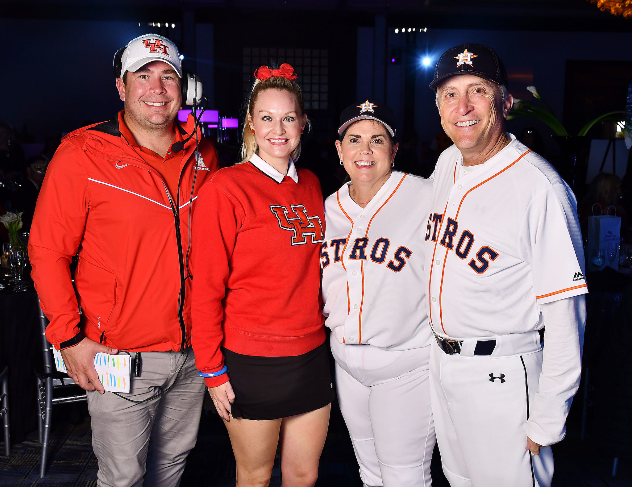 BooBall Clark & Ashley Beecher, Lesha & Tom Elsenbrook (Photo by Dave Rossman))