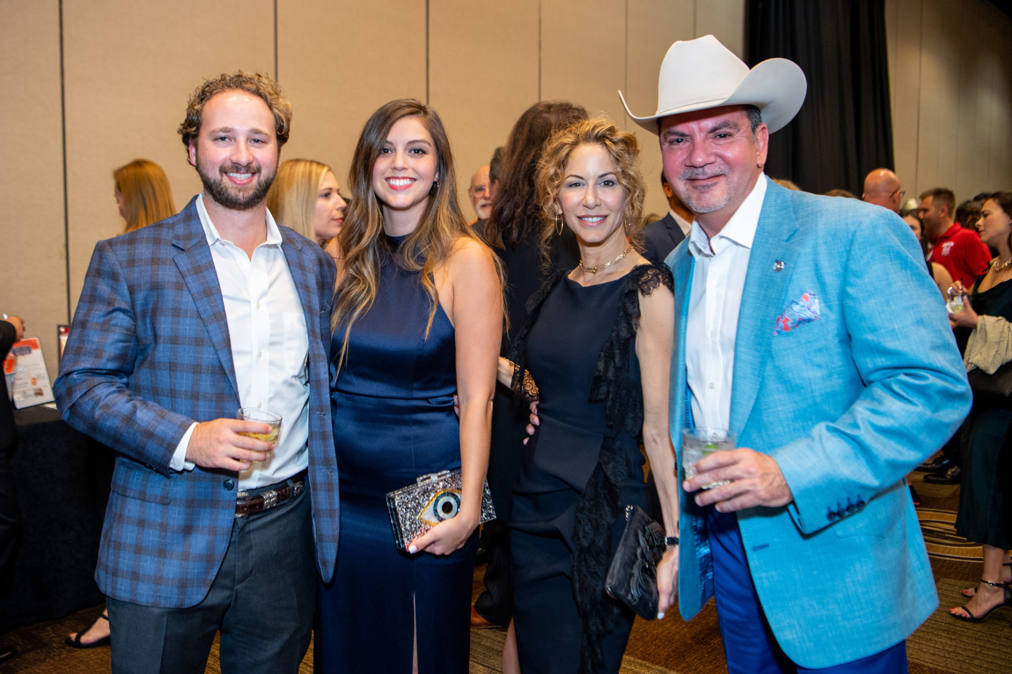 2019 Crime Stoppers Gala, Charles Dresser, Logan Leal, Noya Zucker, Tony Leal (Photo by CatchlightGroup.com)