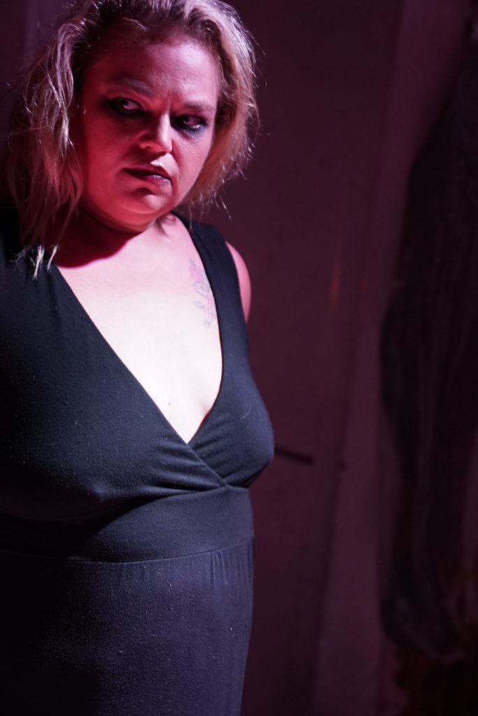 Beware stage manager, Amy Blackwell. (Photo by Jeromy Barber)