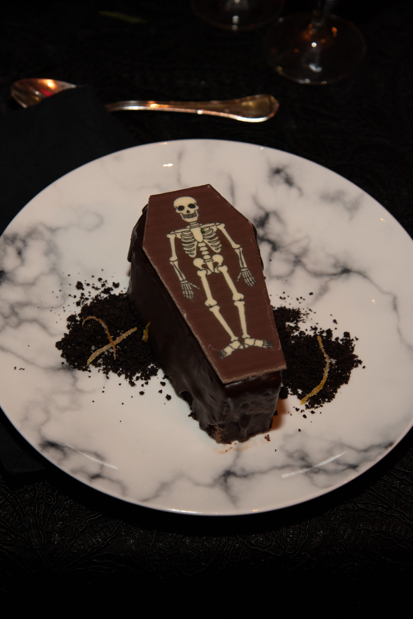 Food – Chocolate Coffin Cake (Photo by Alexander's Fine Portrait Design)