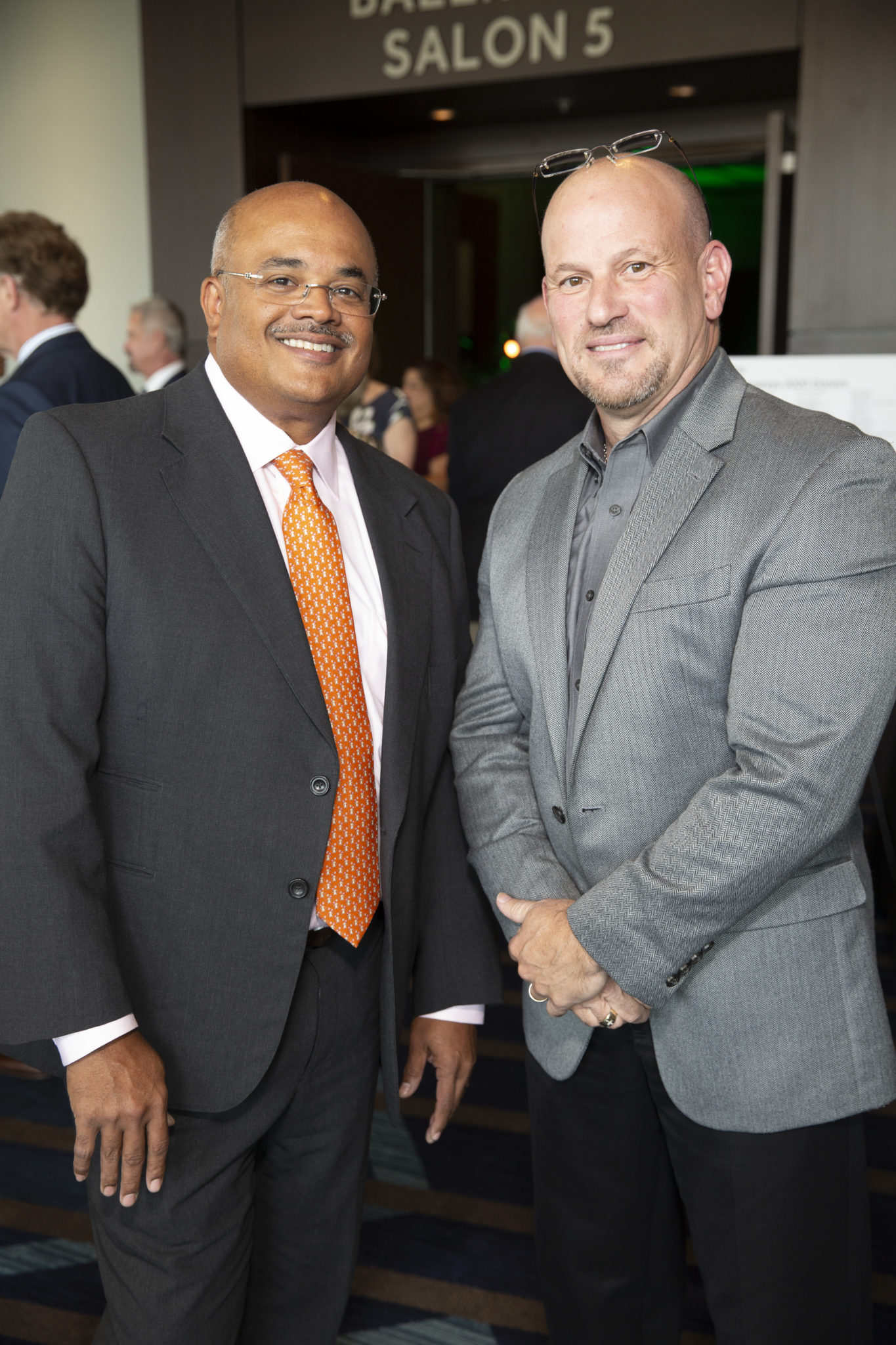 Houston Parks Board Chairman Barron Wallace, Houston Parks and Recreation Department Director Steve Wright (Photo by Jenny Antill Clifton)