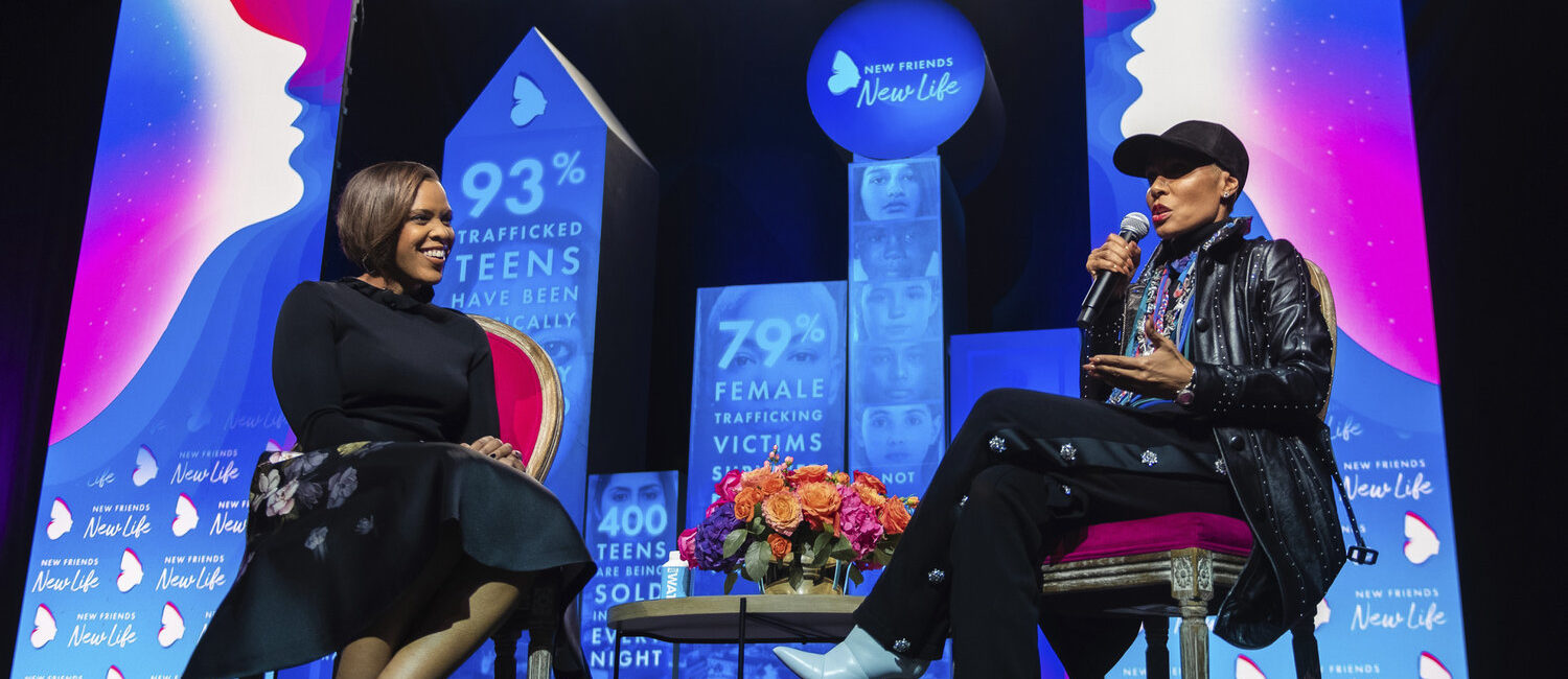 The main event with Laura Harris and Jada Pinkett Smith.