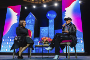 The main event with Laura Harris and Jada Pinkett Smith.