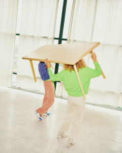 Lightweight tables.