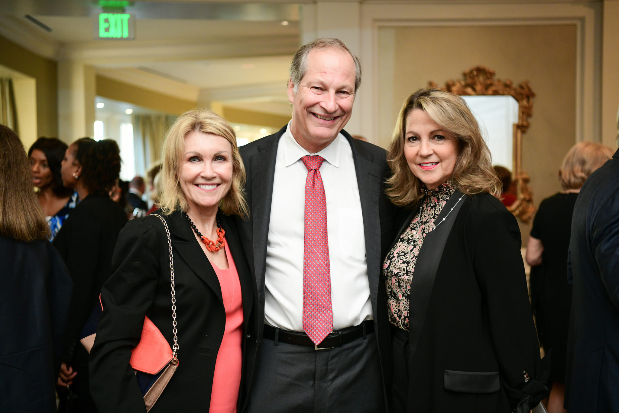 Marsha Hyslop, Dr Paul Mansfield, Kay Mansfield at Houston Hospice (Photo by Daniel Ortiz)