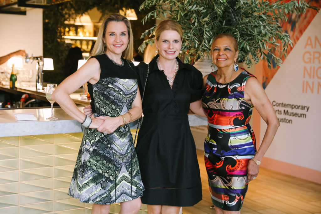 Mary D’Andrea, Valerie Dieterich, Yvonne Cormier at the Galleria Luxe Luncheon (Photo by Johnny Than)