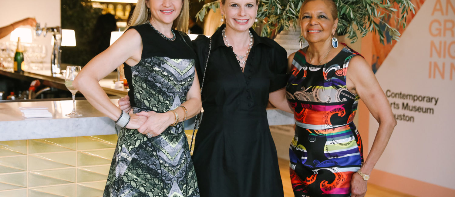 Mary D’Andrea, Valerie Dieterich, Yvonne Cormier at the Galleria Luxe Luncheon (Photo by Johnny Than)