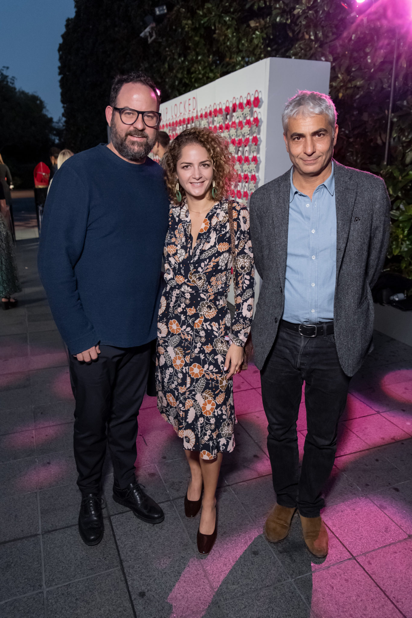 Mungo Thomson, Danielle Cardoso Mai, Frank Elbaz (Photo by Bruno)