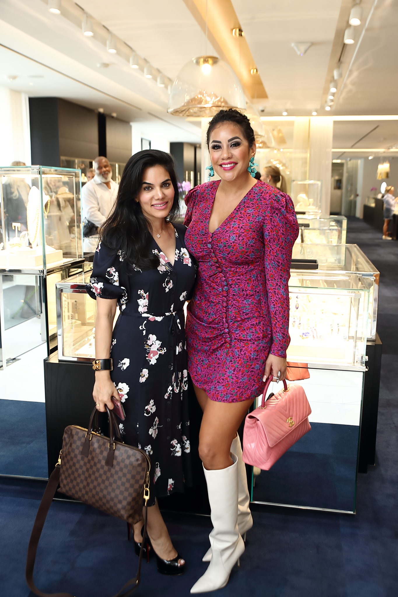 Una Notte Kickoff at Tenenbaum, Nina Magon and Iraida Brown (Photo by Quy Tran)