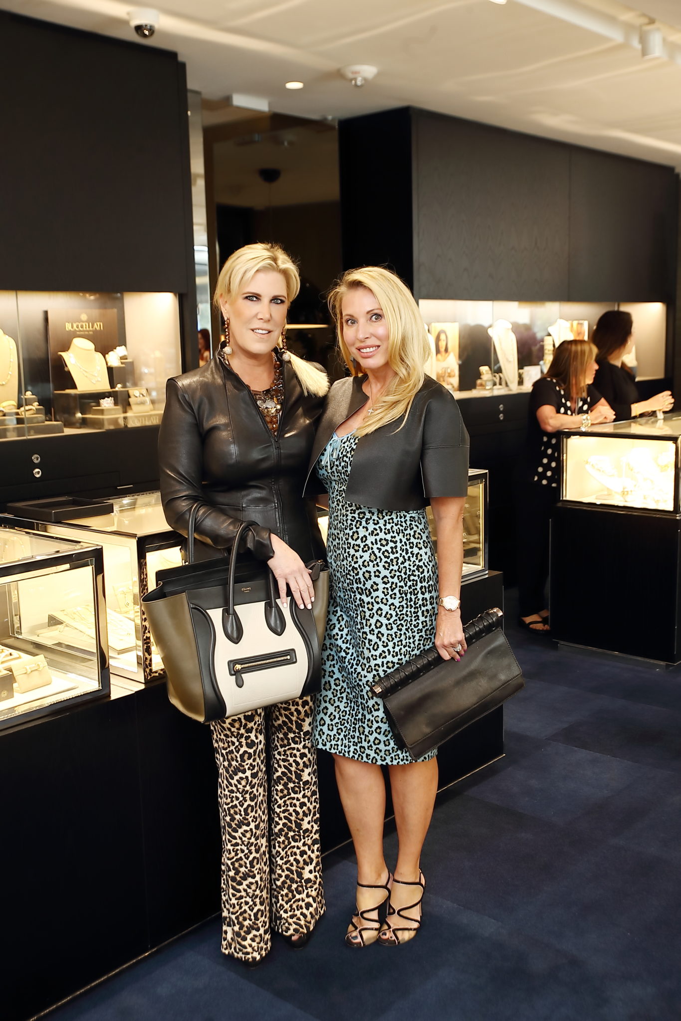 Una Notte Kickoff at Tenenbaum, Courtney Hopson, Tiffany Wong (Photo by Quy Tran)