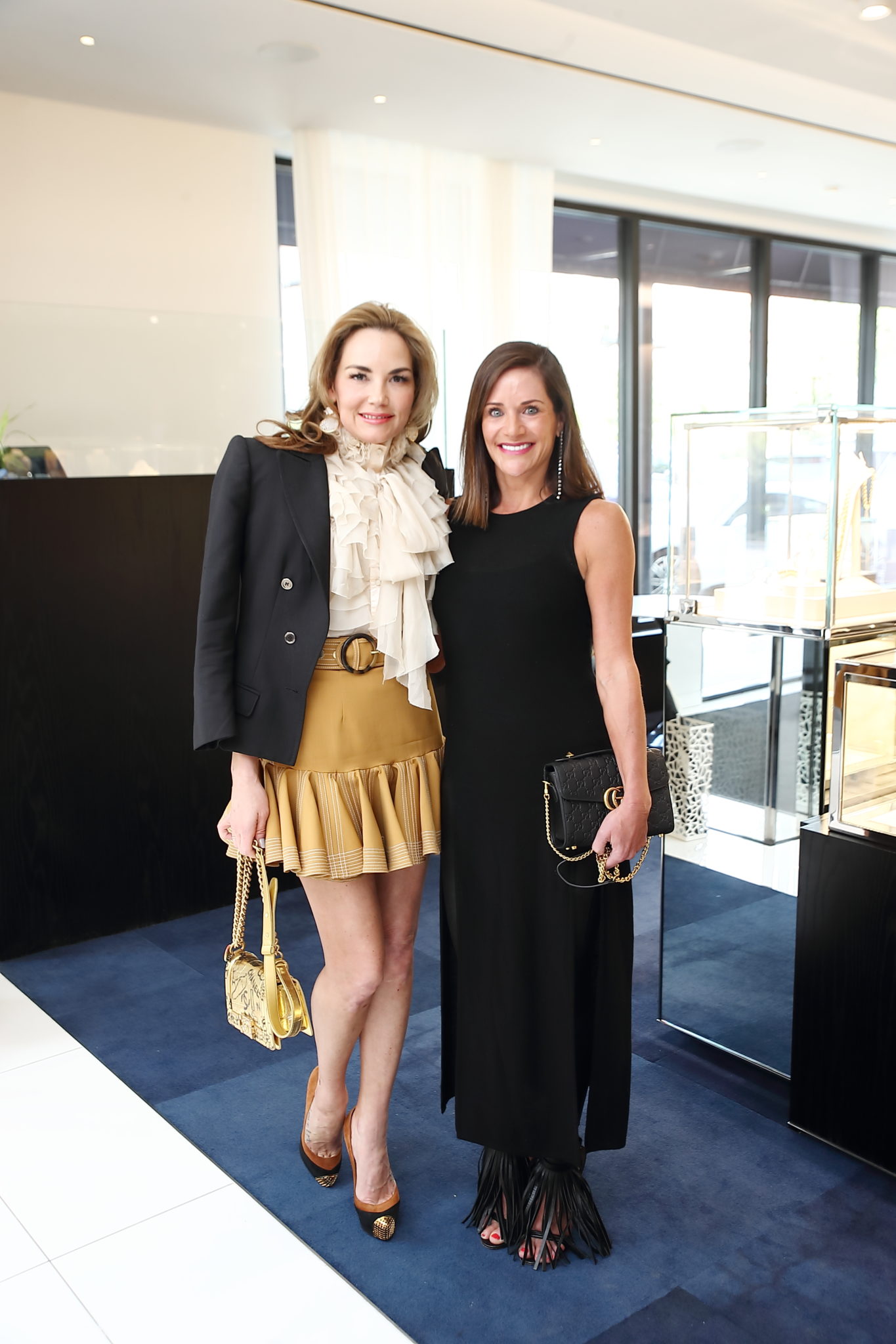Una Notte in Italia kickoff, Laurel Ross, Mauney Mafrige (Photo by Quy Tran)