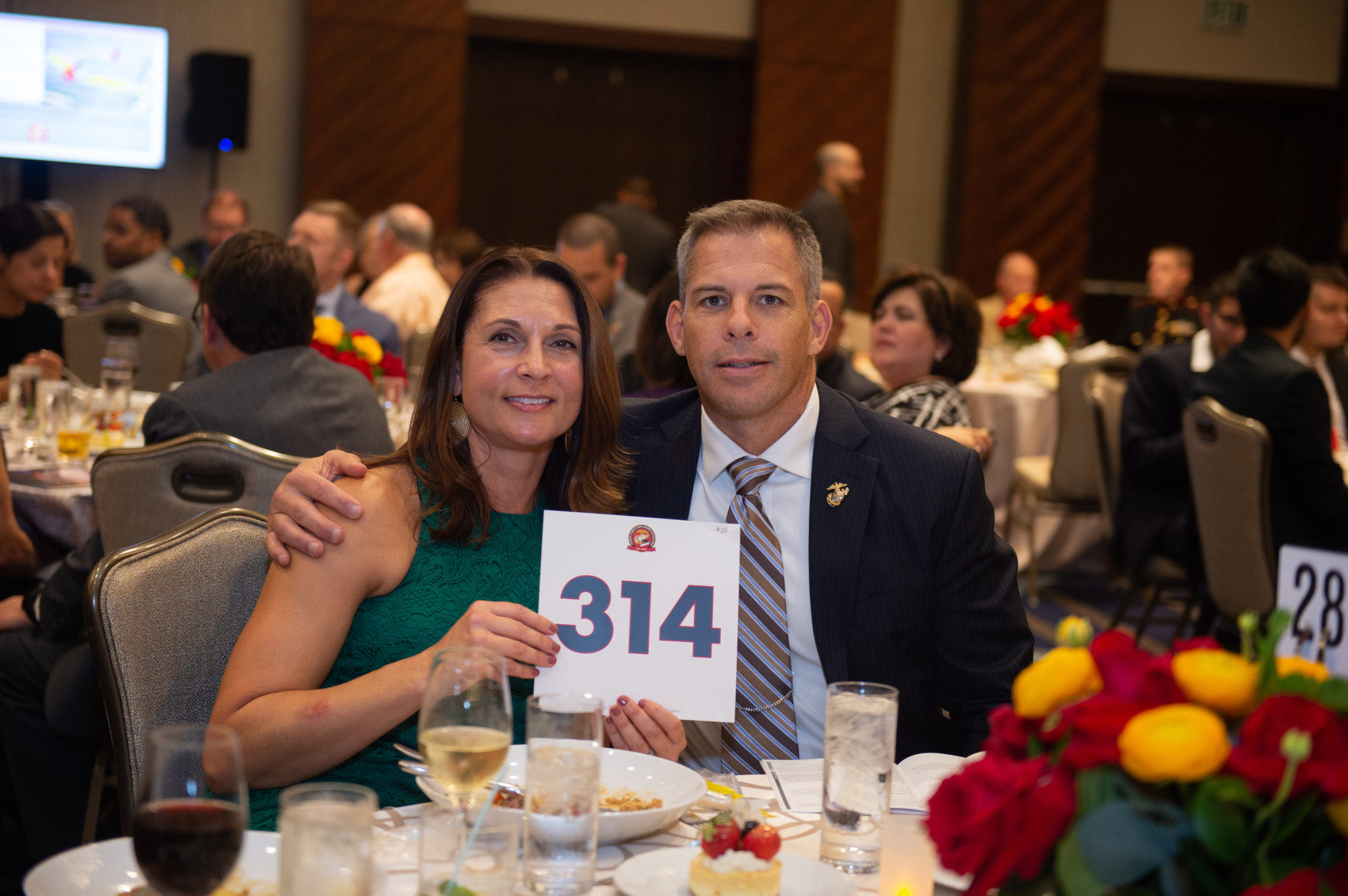 Marine Corps Scholarship Fund award dinner (Photo by Wilson Parish)