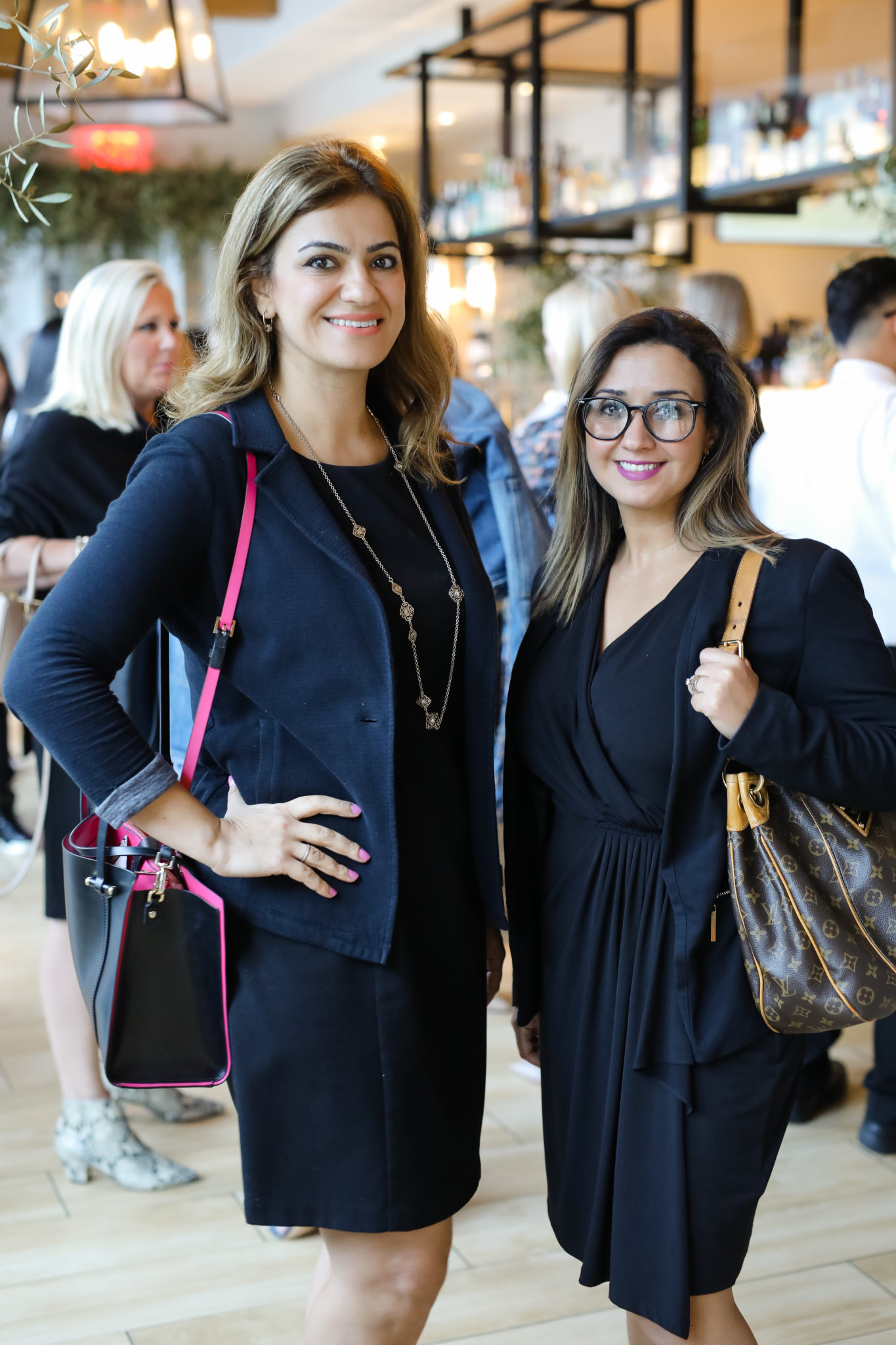 Salma Hizam, Shereen Ibrahem at the Galleria Luxe Luncheon (Photo by Johnny Than)