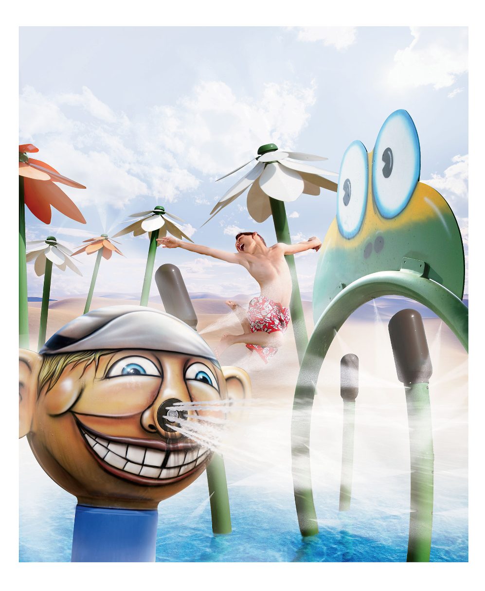 A proposed Art Guys water park feature (Courtesy The Art Guys)