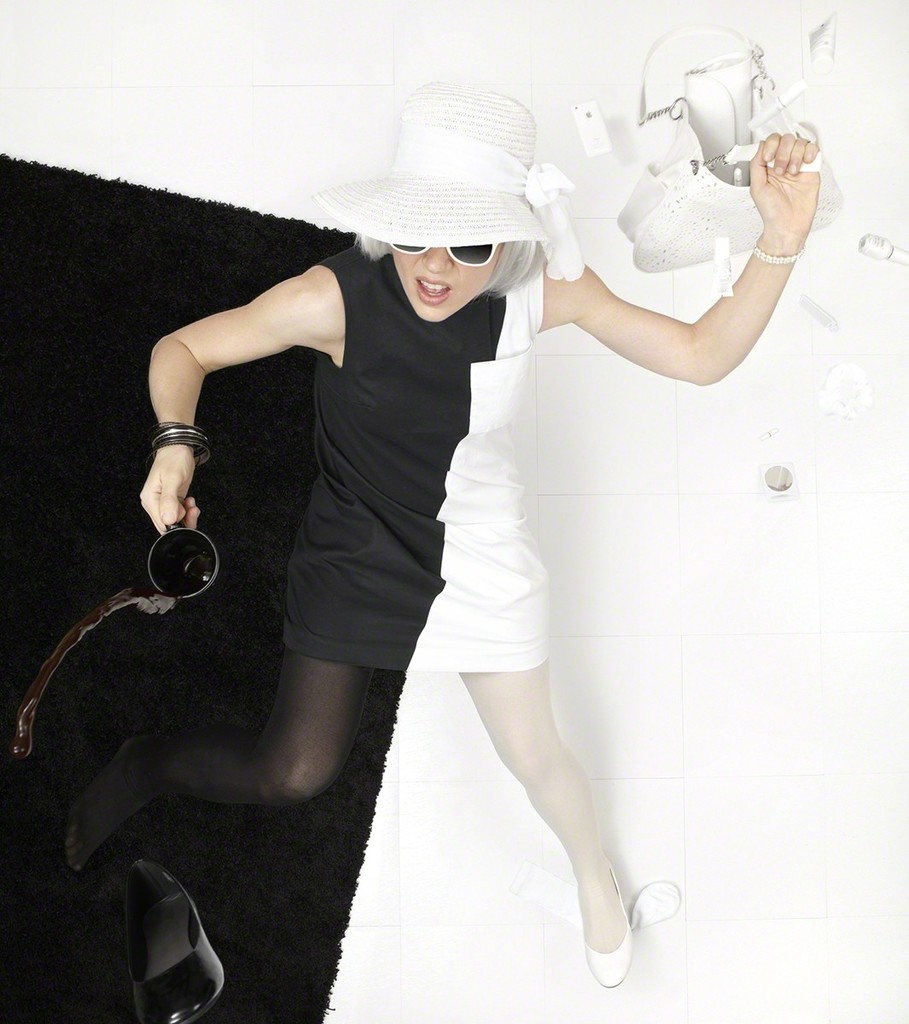 Margeaux Walter's "Borderline," 2015, is a Pop and fashion-influenced work from one of the feminist voices in the Foto Relevance stable.