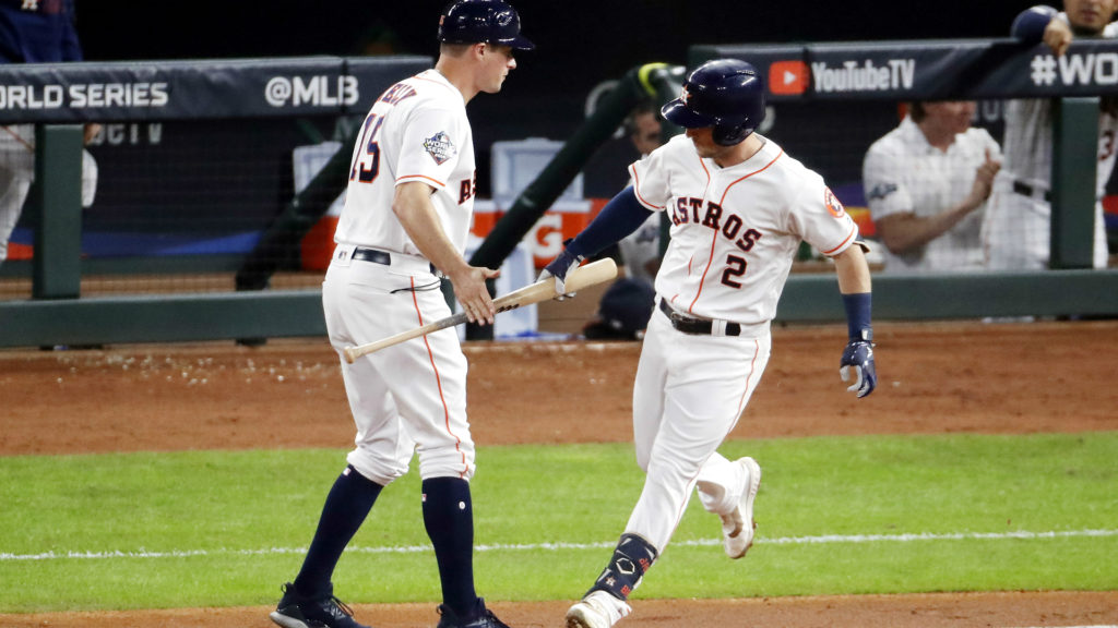 Alex Bregman Astros bat carry