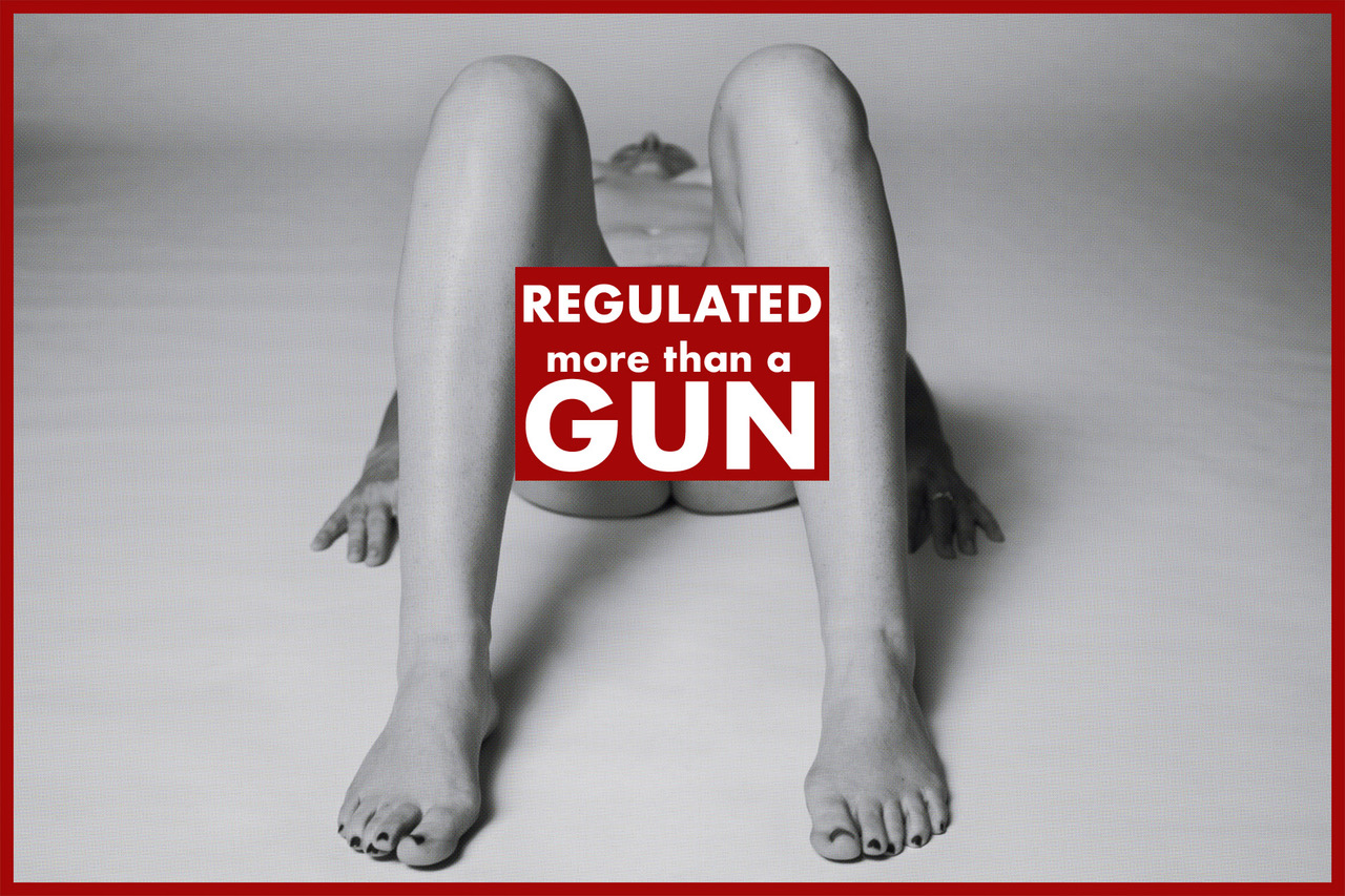 Cressandra Thibodeaux’s “Regulated More Than a Gun,” 2018, at 14 Pews