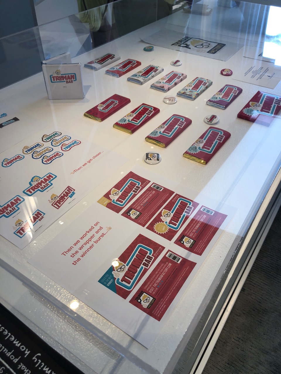 Truman Bars on display.