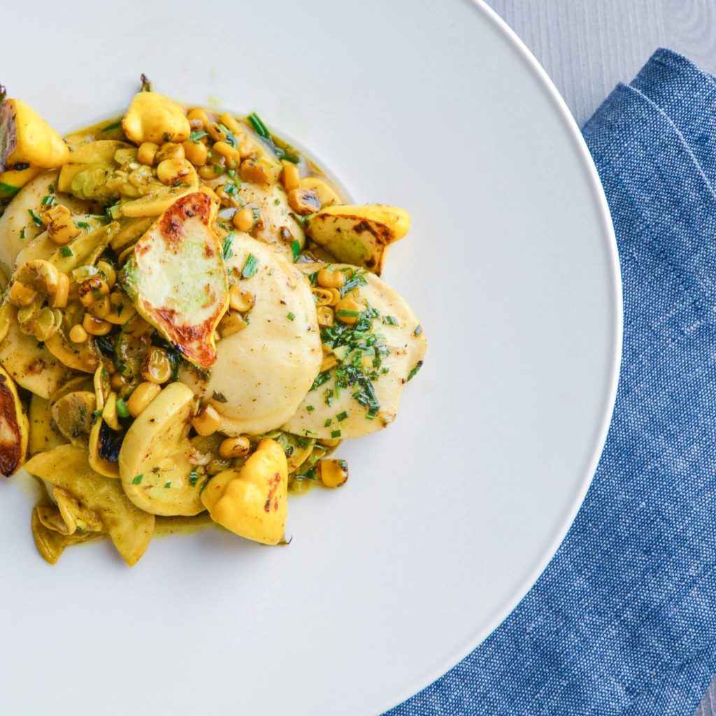 Savor's food is seasonal. 