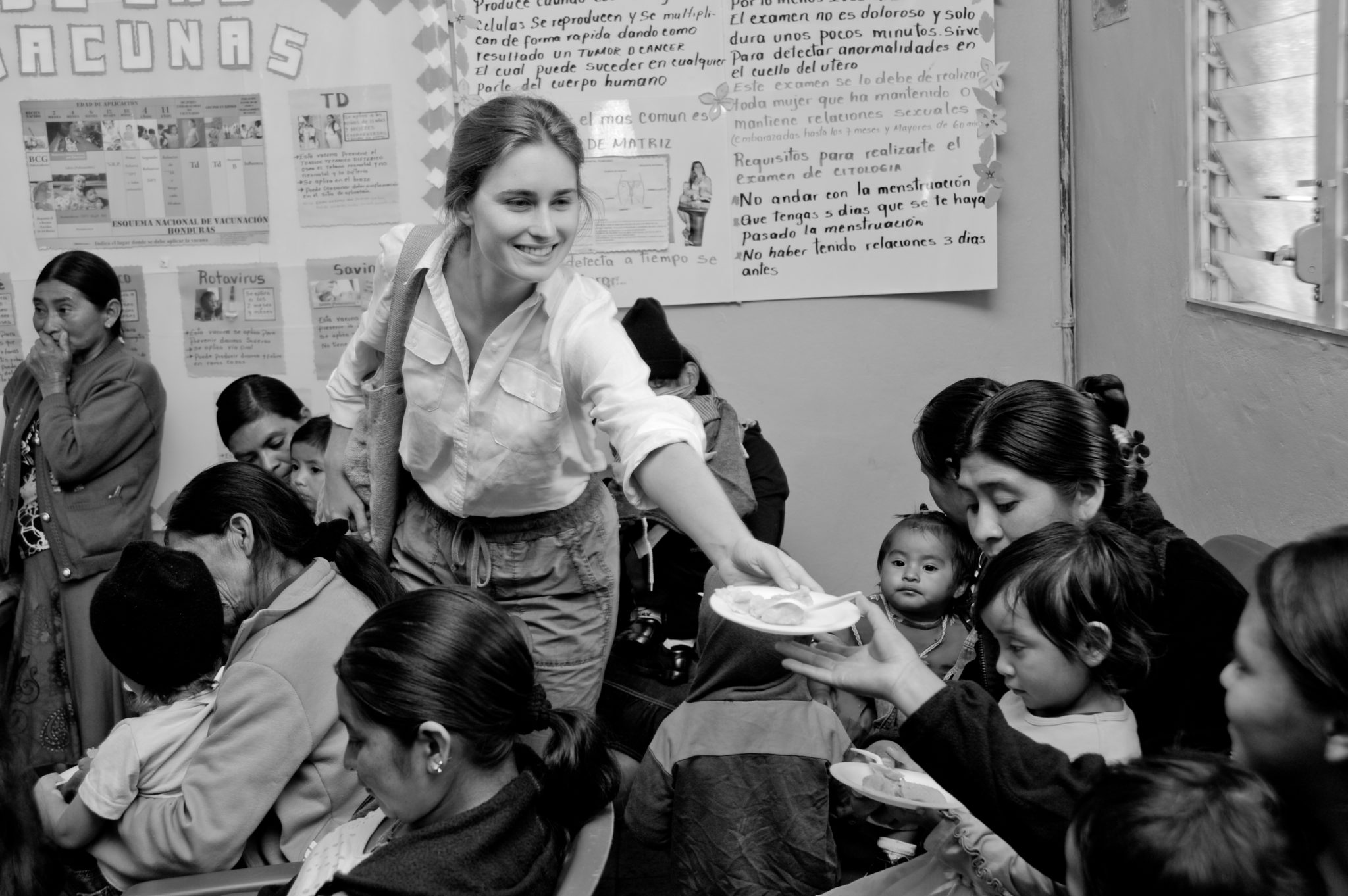 Lauren Bush Lauren at Honduras Health Center.