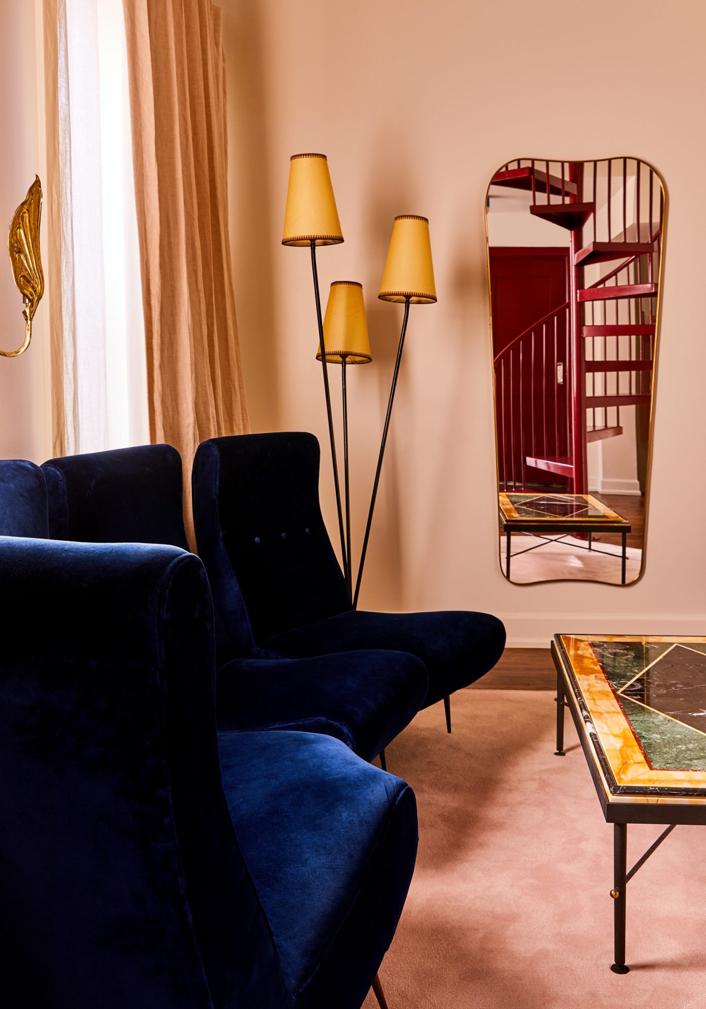 Penthouse suite at Siren hotel, Detroit.