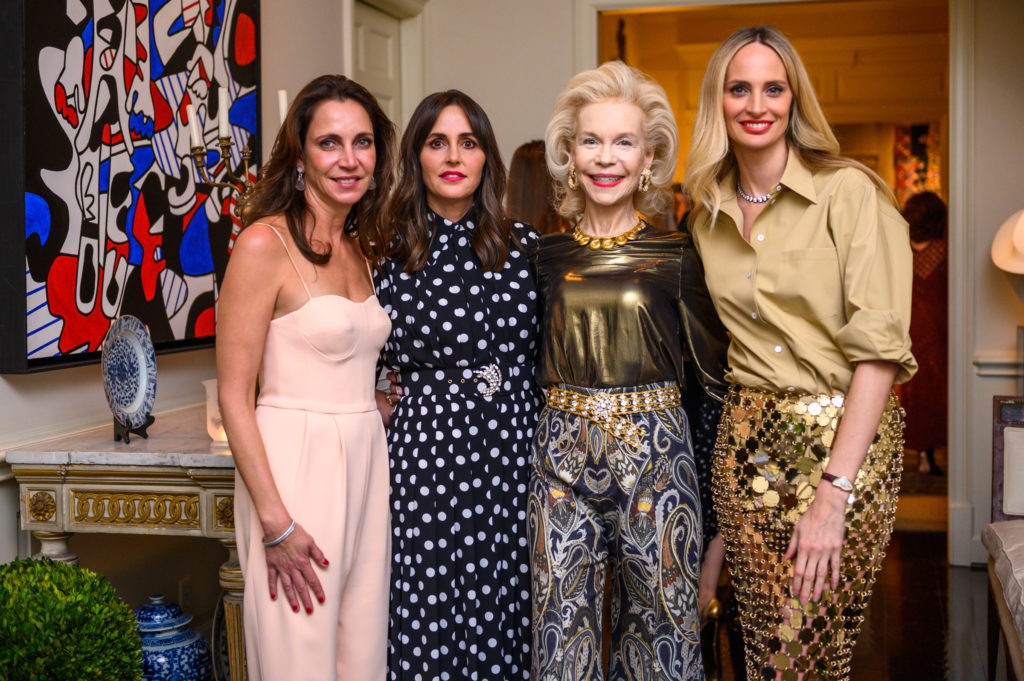 Aliyya Stude, Tania Fares, Lynn Wyatt, Lauren Santo Domingo (Photo by Sarah Austin)