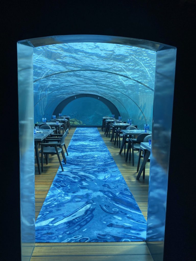 Kudadoo's sister resort offers the largest undersea restaurant