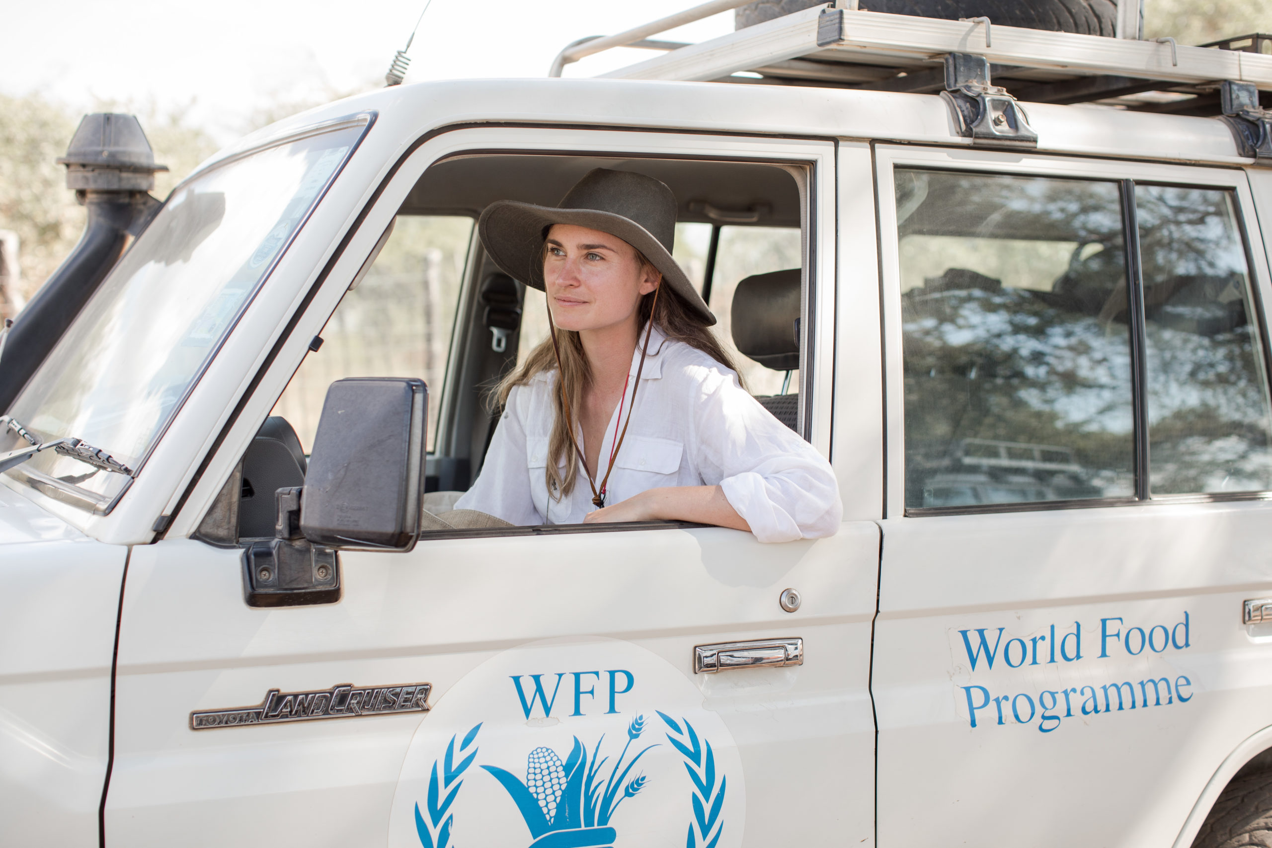 Lauren Bush Lauren traveling with the World Food Programme.