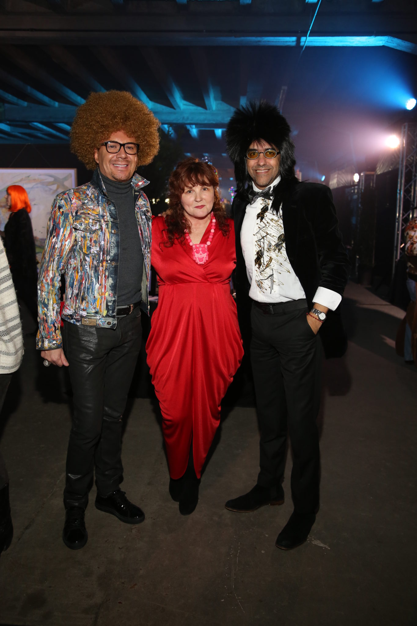 Adrián Dueñas, Elaine Dillard, Marcelo Saenz (Photo by Mike Herrera)